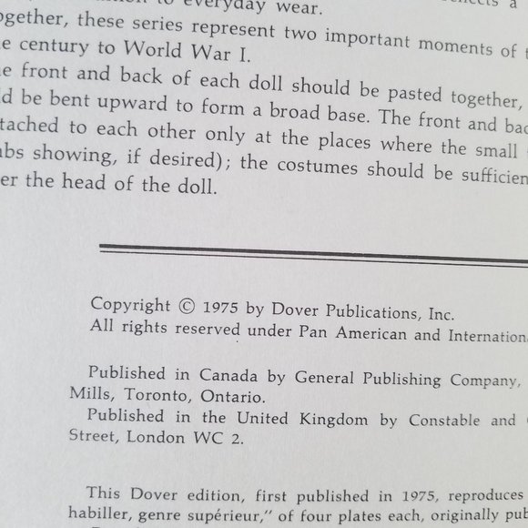 Antique Edwardian Paper Dolls 8 Dolls/32 costumes - Picture 5 of 13